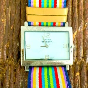 Vintage Montres de Fluer Colorful Watch